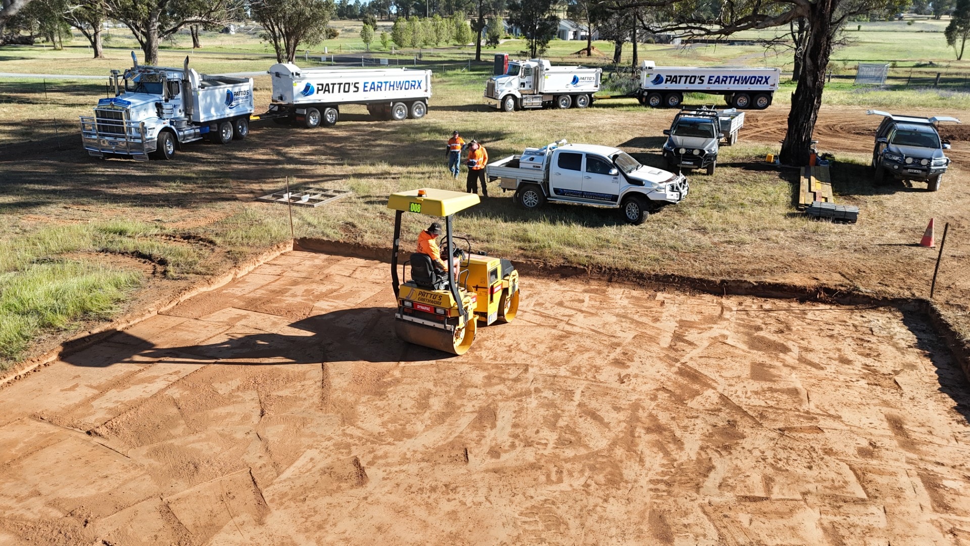 Patto's Earthworx construction site